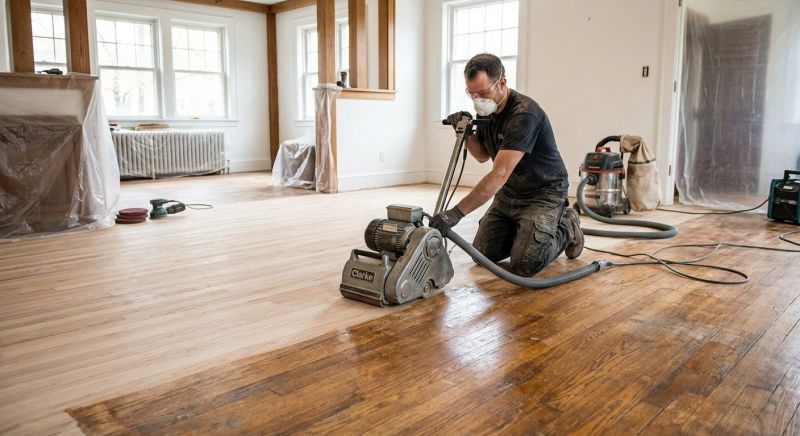 Mahogany Floor Refinishing in Alpharetta, GA