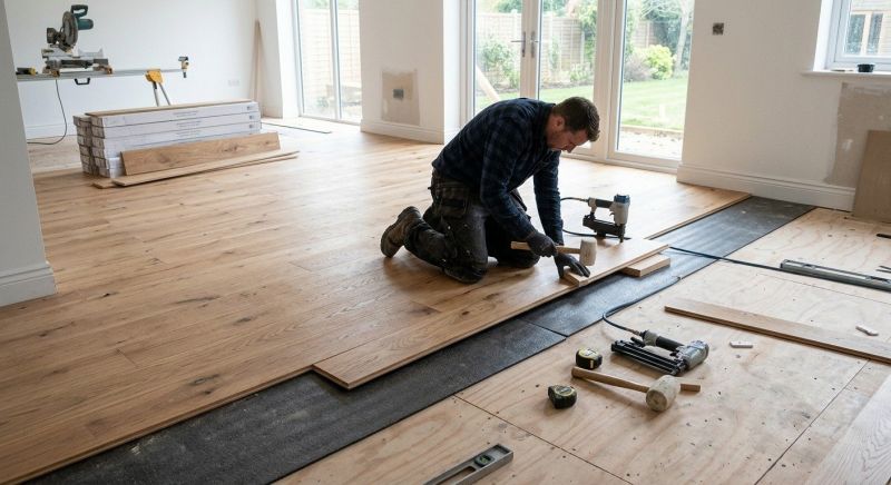 Oak Floor Replacement in Manassas, VA