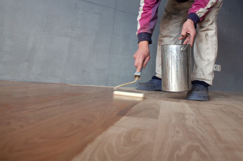 Products For Wooden Floor Recoatings in use