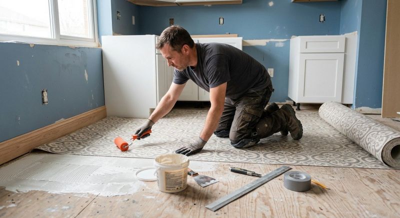 Sheet Linoleum Installation in San Antonio, TX