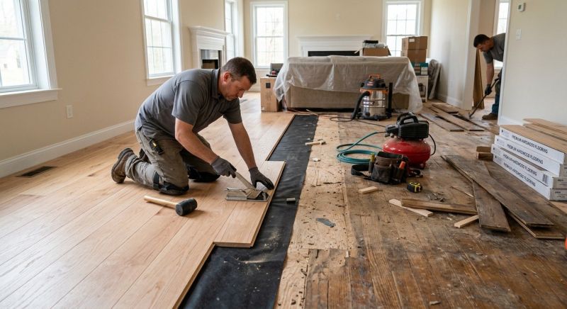 Wide Plank Floor Installation in Phoenix, AZ