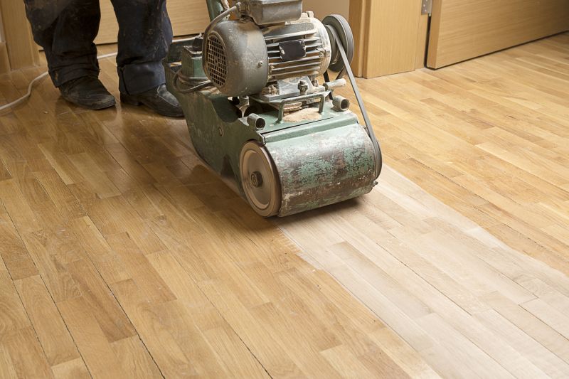 Sanding Hardwood Floor